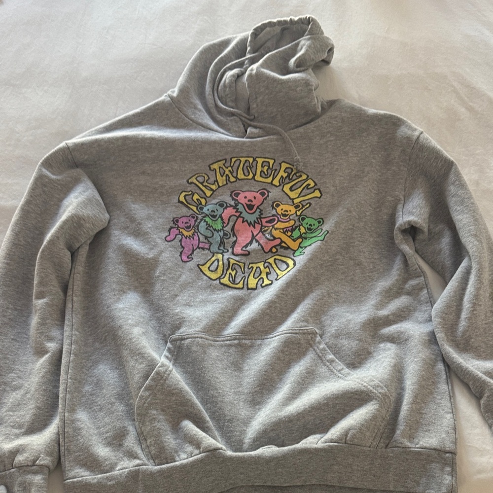 Gray Grateful Dead Hoodie